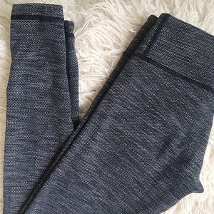 Lululemon Gray and Black Leggings